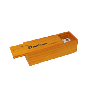 Dominos de luxe Double six Dominos professionnels avec boîte de rangement en bois, carreaux classiques noirs et blancs, acrylique et mélange - Product Image 2