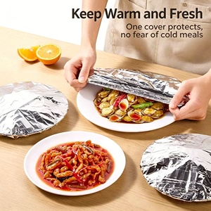 Couverture isotherme réutilisable pour réfrigérateur, plats à emporter, traiteur et pique-nique, couvercle thermique pliable et élastique - Product Image 2