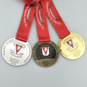 Goedkope Voetbalmedaille En Trofeeën, Sportbekers Trofeeën Sport Metalen Emaille Souvenir Marathon Medaille Aangepaste Medaille Bronzen Geschenk Europa - Product Image 6