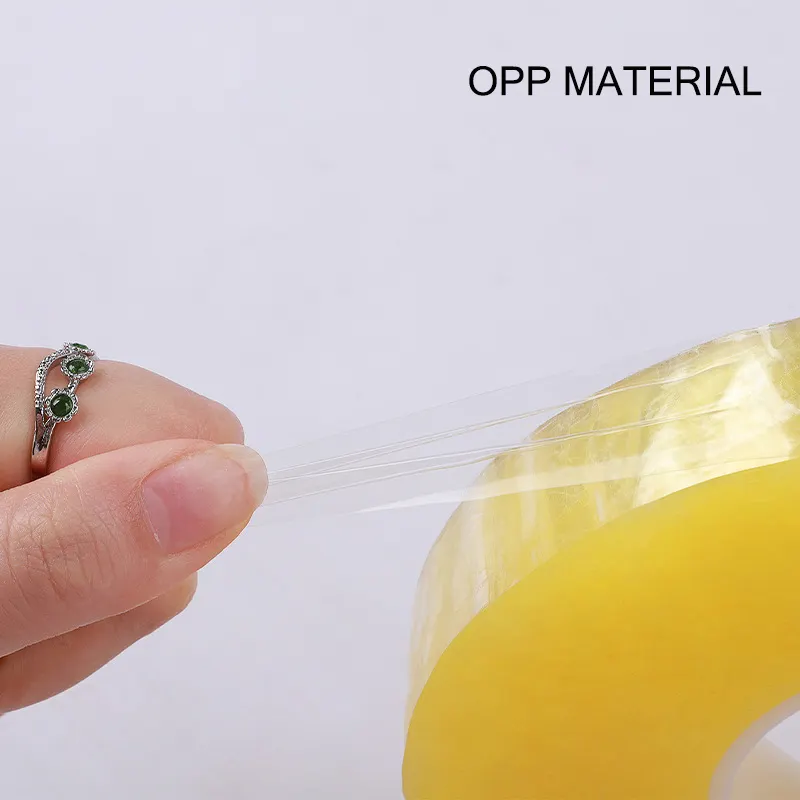 Laimu şeffaf Jumbo rulo kendinden yapışkanlı karton sızdırmazlık bandı özel Logo baskılı Opp ambalaj ambalaj Bopp bant