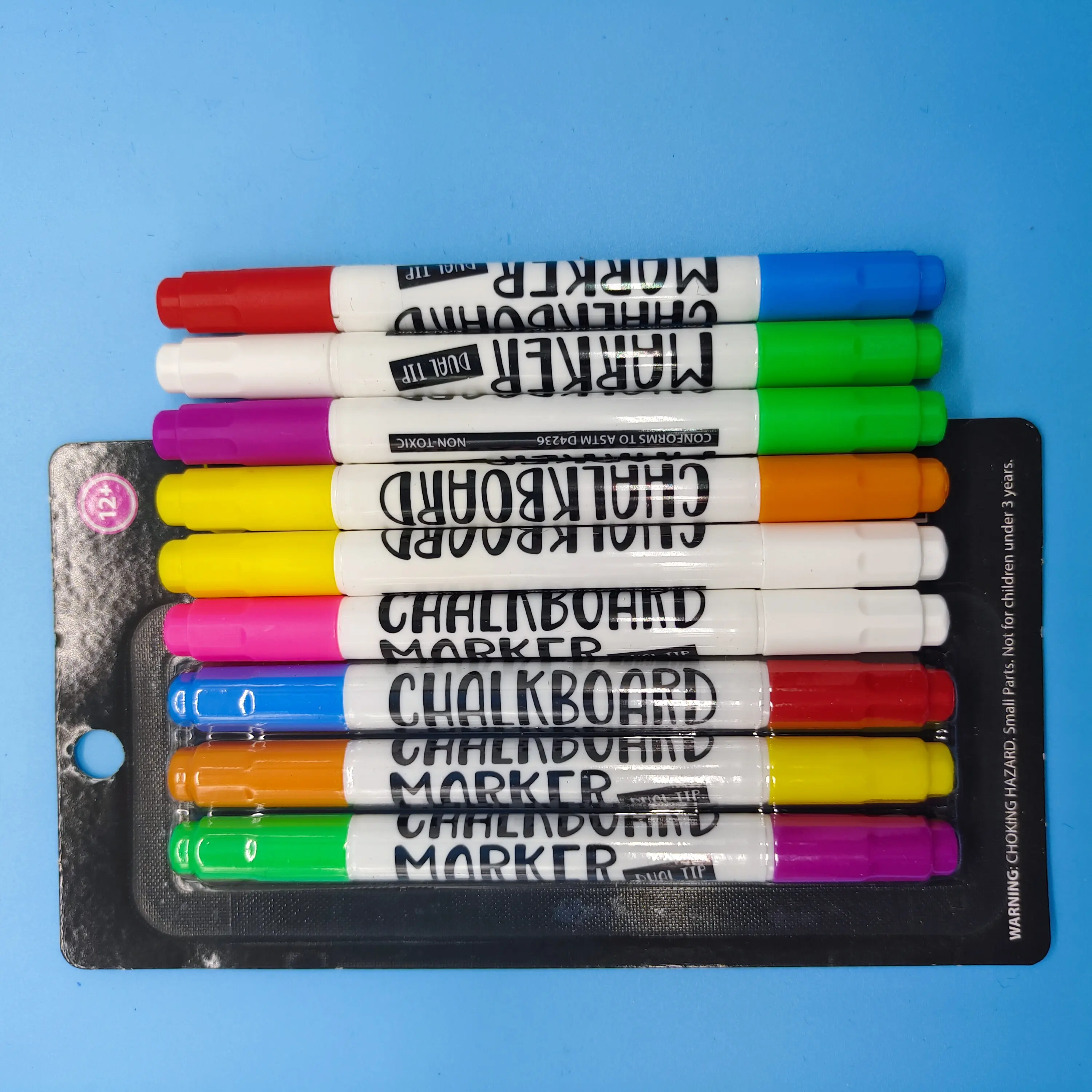 Double-Headed Liquid Chalk Markers-6 Colors For Chalk Boards Glass Whiteboard Mini Chalk Marker Set