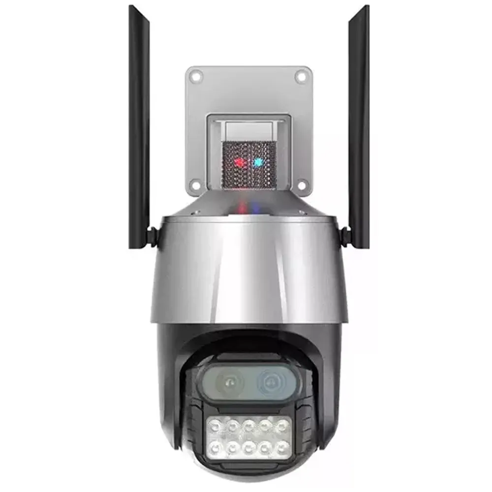 4K 8MP WIFI PTZ IP Camera 8X Zoom Color Night Vision Outdoor Waterproof Security CCTV Video Surveillance IPC Two-way Audio Alarm