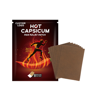 Patchs de massage musculaire Huainan Hall au piment, très demandés, pour le cou, les épaules, la taille, les jambes et les articulations – 8 patchs par articulation pour le soutien musculaire - Product Image 3