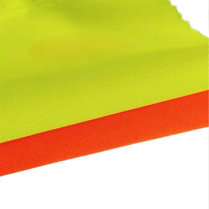 High Quality 100% <strong>Polyester</strong> 300D DTY Fluorescent Yellow Waterproof and PU Milky Coated <strong>Oxford</strong> <strong>Fabric</strong> for Coat and Jacket - Product Image 2