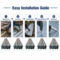 Lámina de Techo Corrugada Galvanizada con Recubrimiento de Color Q195 Z30-Z40 para Construcción de Edificios con Corte y Doblado