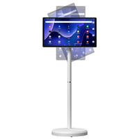 Smart TV LED de 21.5 Pulgadas, Pantalla Táctil Interactiva Blanca, Señalización Digital, Android, Smart TV Portátil