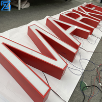Lettres en mousse géantes personnalisées en gros, lettres de panneau d'affichage 3D, enseignes lumineuses à LED, enseignes en lettres en relief