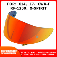 OEM Baikang 2001 avec clous Les films de visière de casque de moto se réfèrent à la RF-1200 de CWR-F X14 Z7 X-PIRIT les lentilles de casque de moto