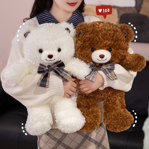 Adorabile soffice arco <span class=keywords><strong>orsacchiotto</strong></span> di medie dimensioni giocattoli morbidi peluche personalizzato orso di peluche - Product Image 4