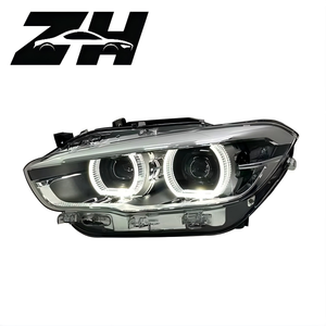 Per Modelli <span class=keywords><strong>BMW</strong></span> Serie <span class=keywords><strong>1</strong></span> <span class=keywords><strong>F20</strong></span> 15-18: Gruppo Ottico Faro con Indicatore di Direzione a LED - Da Modifica Base a Modifica di Alta Gamma - Product Image 1