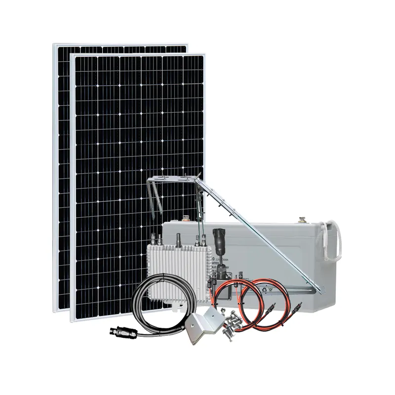 Soporte solar de montaje en pared de balcón sólidamente instalado Soporte de sistema solar de balcón con sistema de microinversor