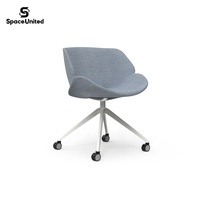 Fauteuil pivotant de bureau de style nordique de luxe SpaceUnited, une place