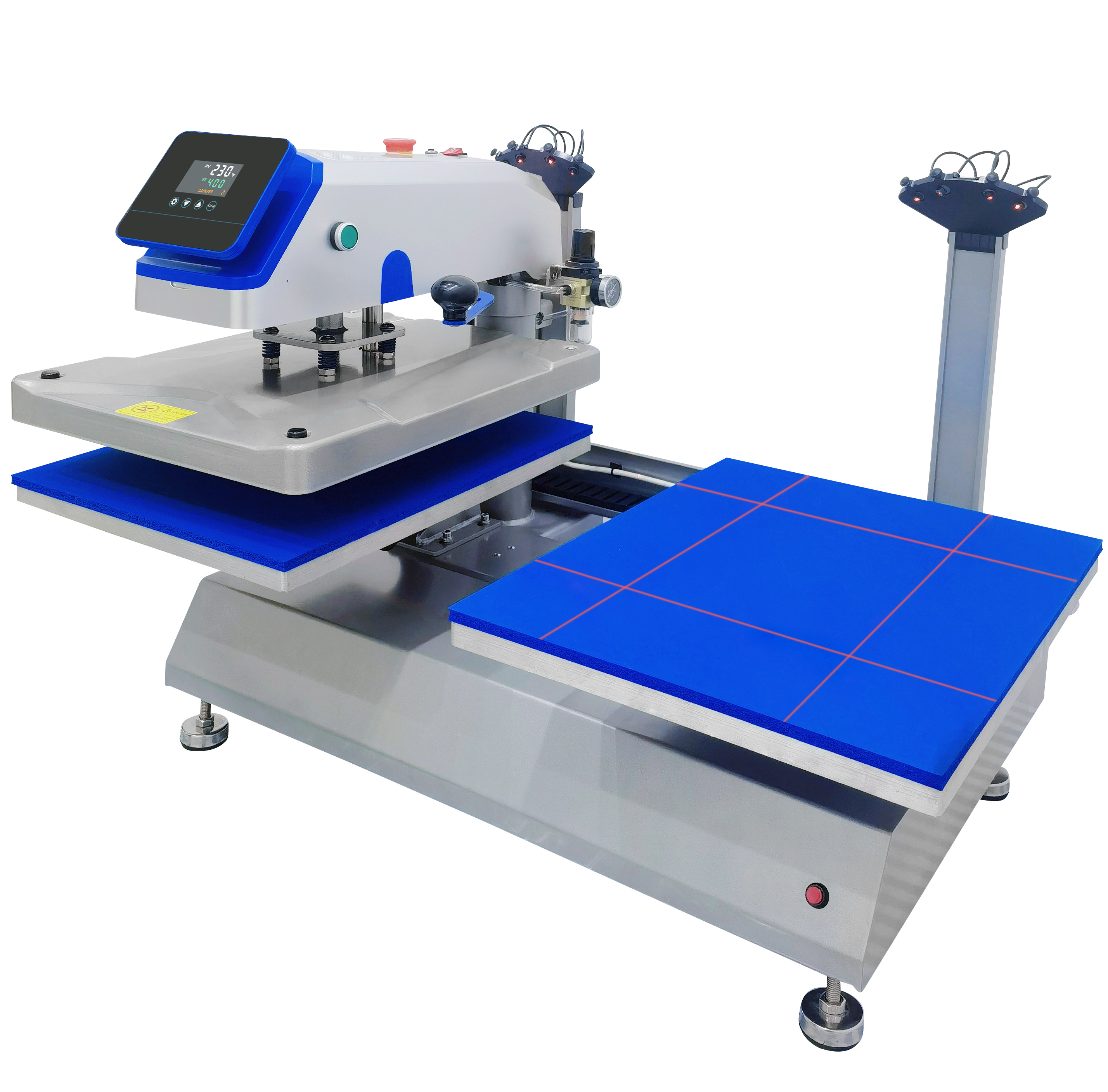 Xinhong Pneumatique 40*50 cm Double Station Sublimation Transfert De Chaleur Presse À Chaud Machine Pour T-Shirt