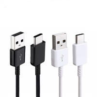 Kabel Tipe C Grosir Pabrik Pengisian Cepat 1M 2A USB ke USB C Kabel Data 3FT untuk Samsung S10 S9 S8