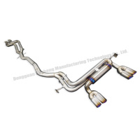 Pièces automobiles Act tir, tube avant en acier inoxydable et en alliage de titane, silencieux pour E46 M3 catback
