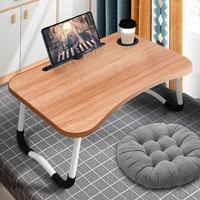 Table d'appoint pliable pour ordinateur portable, pour lit et canapé, plateau de lit portable pour l'étude et la lecture