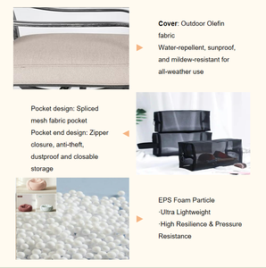 Divano in Schiuma per Bambini <span class=keywords><strong>da</strong></span> Esterno, Impermeabile, Modulare, per Patio, <span class=keywords><strong>Giardino</strong></span>, Cortile, Sala Giochi, Soggiorno - Product Image 3
