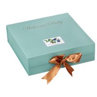 Boîtes cadeaux élégantes en papier rigide imperméable avec doublure en éponge pour arrangements floraux, roses préservées, fermeture magnétique
