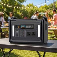 Station d'alimentation portable LiFePO4 2400W 4800W de crête 2160Wh, 13 sorties, double PD 100W, charge 1200W, MPPT 600W, UPS, pour chantier et hors réseau