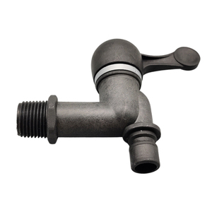 Made in China Plastic Water Faucet Black Bathroom PP ABS DN15 Faucet Ceramic Cartridge Bibcock - Product Image 5