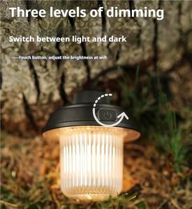 Lanterna da Campeggio Retrò a Forma di Cavallo con 3 Modalità di Luce Calda, Batteria da 1200mAh in ABS+Gel di Silice - Product Image 2