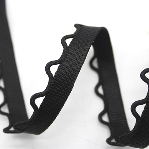 Cinta Elástica Jacquard de 1.2cm con Diseño de Espiga a Rayas, Ecológica, 100% Poliéster para Zapatos y Ropa - Product Image 4