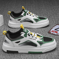 Nouvelles Chaussures de Marche 2026 Confortables et Respirantes avec Doublure en Maille, Antidérapantes, Semelle Épaisse Résistante à l'Usure, Tige en PU et Semelle Intermédiaire/Extérieure en PVC