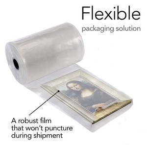 Rollo de Tubo de Polietileno LDPE Transparente Personalizado Directo de Fábrica, Bolsas de Embalaje de Plástico de Grado Alimenticio Termosellables con Refuerzo para Uso Industrial y Seguridad - Product Image 3
