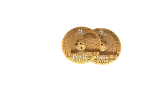 Vansir Set de cymbales silencieuses à faible volume et polissage doré 14''HH + 16''Crash + 18''Crash + 20''Ride + Sac à cymbales - Product Image 2