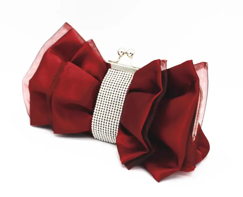 2021 luxury diamond banquet bags clutch purse for ladies high quality women bowknot shape clutch bags