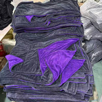 Serviette de lavage de voiture en microfibre torsadée, très absorbante, sans rayures, lavable et réutilisable pour le detailing
