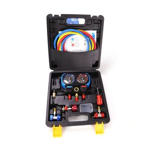 Electric Brass <strong>HVAC</strong> Air Conditioning Refrigeration Kit R32 R410a R134a Ball Valve Manifold Instrument Group Car <strong>Repair</strong> 1.2 M - Product Image 2