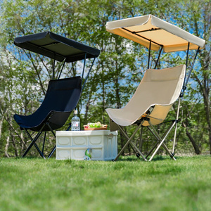 <span class=keywords><strong>Chaise</strong></span> <span class=keywords><strong>de</strong></span> <span class=keywords><strong>camping</strong></span> portable <span class=keywords><strong>en</strong></span> promotion, pliable, légère, surdimensionnée, avec auvent et poche latérale - Product Image 6