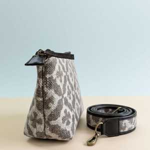 Block Print Crossbody Bag Wholesale Boho Sling Bag with <b>Strap</b> Handmade Cotton Pouch Travel Organizer Export India - Product Image 4