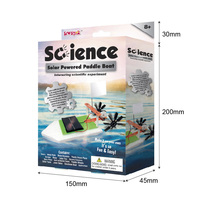 Kit Perahu Dayung Tenaga Surya yang Mudah Dioperasikan, Mainan Edukasi DIY untuk Anak Usia 8+ Tahun, Kit Sains Buatan Tangan