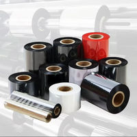 Cinta de Transferencia Térmica de Resina de Cera Premium, Personalizada, Multitamaño, 110 mm x 300 m, Cinta de Tinta para Impresora de Códigos de Barras, Venta al por Mayor