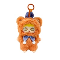 JOPARK ODM Porte-clés animal en peluche mignon à visage en plastique Boîte aveugle en peluche Lovely Fox Eyelded Turning Eyes Plushies