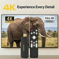 Nuevo Reproductor Multimedia Android 9.0 Quad Core Smart TV Stick 4K HDR/H265, 2GB/16GB, WiFi 5 de Doble Banda, BT5.0, Dongle de TV Portátil