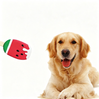 Klein tot middelgroot puppy latex kauwspeeltje klassiek schattig gesimuleerd fruit ijsje kauwspeeltje duurzaam milieuvriendelijk verveling verlichtend hondenspeeltje