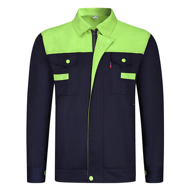 Verde arriba y azul abajo