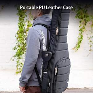 กล่องใส่ปิ๊กกีตาร์หนัง PU LEKATO 20 ชิ้น พร้อมสายคล้องคอและช่องตาข่ายสำหรับใส่ปิ๊กกีตาร์เด็ก - Product Image 6