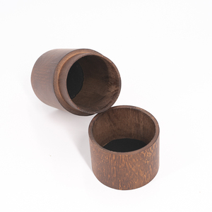 Hộp Lưu Trữ Bằng Gỗ Hình Tròn Tùy Chỉnh Có Nắp Đậy - Product Image 5