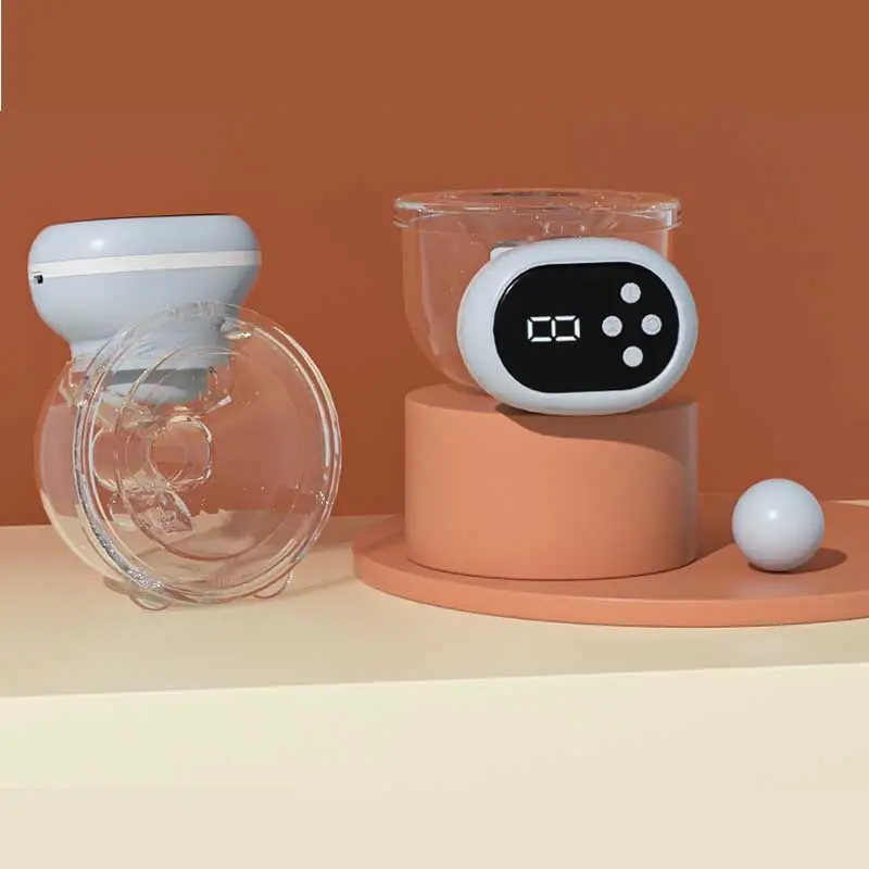Оптовая продажа, надеваемый автоматический молокоотсос, один двусторонний электрический портативный послеродовой доильный аппарат для беременных, бесплатная доставка