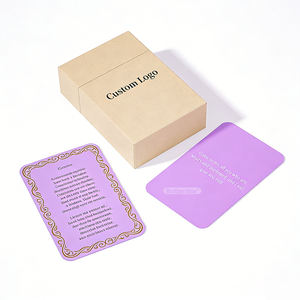 การ์ดข้อพระคัมภีร์สร้างแรงบันดาลใจแบบกำหนดเอง การ์ดคำอธิษฐานคริสเตียนพร้อมคำคมจากพระคัมภีร์ - Product Image 2