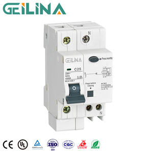 Disjoncteur miniature (MCB) haute capacité de coupure pour circuit électrique de voie ferrée 1P+N 2P 3P 3P+N 4P 230V 400V 6A-32A - Product Image 1