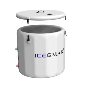 ICEGALAX 맞춤형 스파 풍선 휴대용 얼음 욕조 배럴