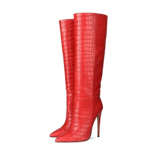 <span class=keywords><strong>Stivali</strong></span> <span class=keywords><strong>alti</strong></span> al ginocchio da <span class=keywords><strong>donna</strong></span> alla moda Sexy a punta con <span class=keywords><strong>tacco</strong></span> alto da <span class=keywords><strong>donna</strong></span> - Product Image 3