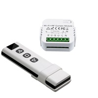 WiFi Tuya RF 433MHz Module de commutateur de rideau intelligent avec moteur de store de volet roulant à distance/électrique fonctionne avec Alexa Google Home