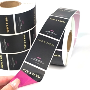 Nhãn hiệu tùy chỉnh logo bao bì sang trọng, chống thấm nước và chống dầu, với chất kết dính BOPP và in đầy đủ màu sắc. - Product Image 3