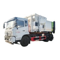 Howo 6x4 25 Tons Compacteur Manuel Crochet De Levage Conteneur À Ordures Pick-up Camion Diesel Diesel Howo Camion Moteur Boîte De Vitesses
